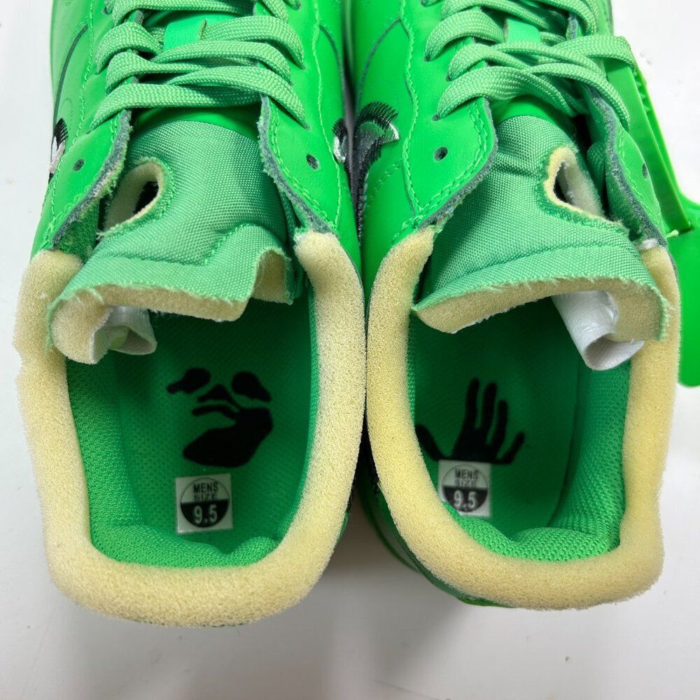Off-White x Nike Air Force 1 Low Mens Size 9.5 Brooklyn No Box EXCELLENT COND - Picture 13 of 16